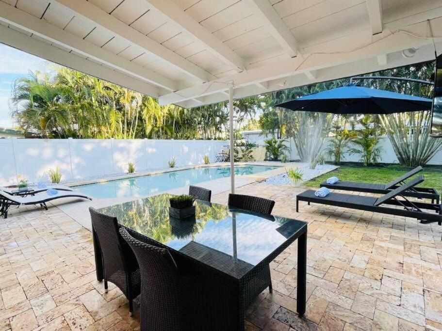 Tropical Oasis House Private Pool Family Yard Villa Форт Лодърдейл Екстериор снимка