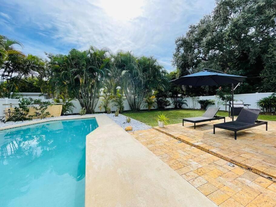 Tropical Oasis House Private Pool Family Yard Villa Форт Лодърдейл Екстериор снимка