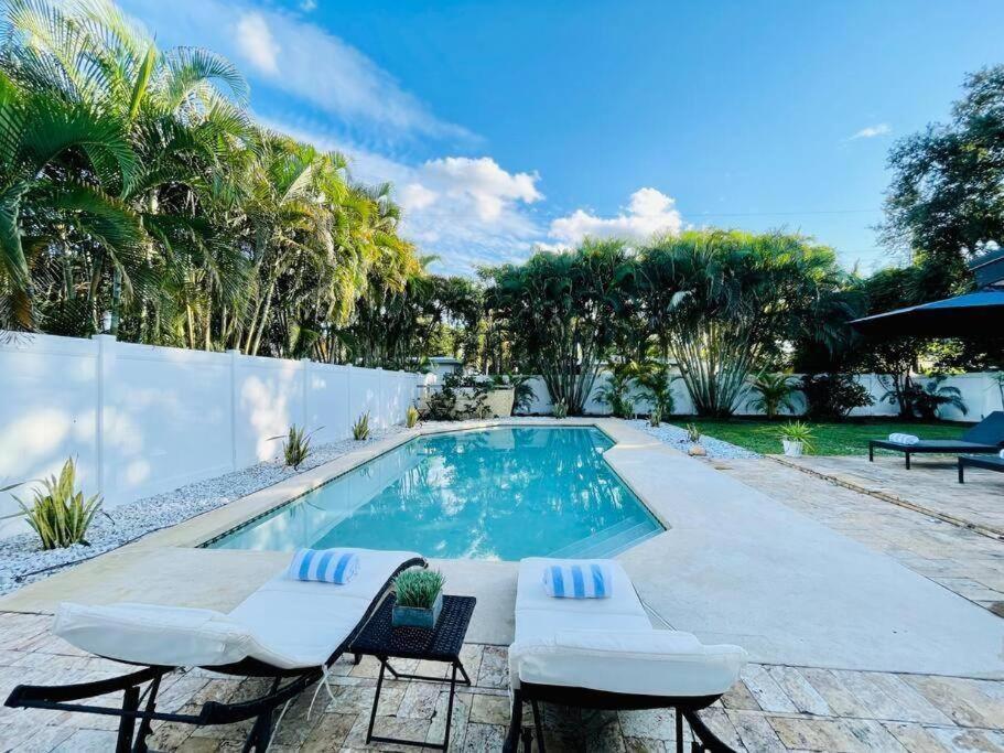 Tropical Oasis House Private Pool Family Yard Villa Форт Лодърдейл Екстериор снимка